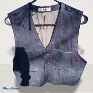 SoSo Selvedge denim waistcoat